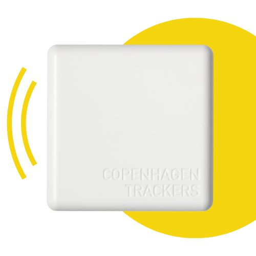 Cobblestone GPS Tracker (white)